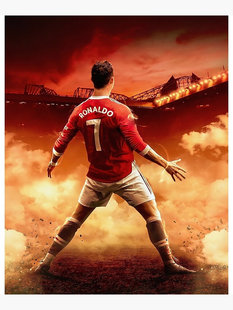 Cristiano Ronaldo Poster with Frame F-29 Paper Print