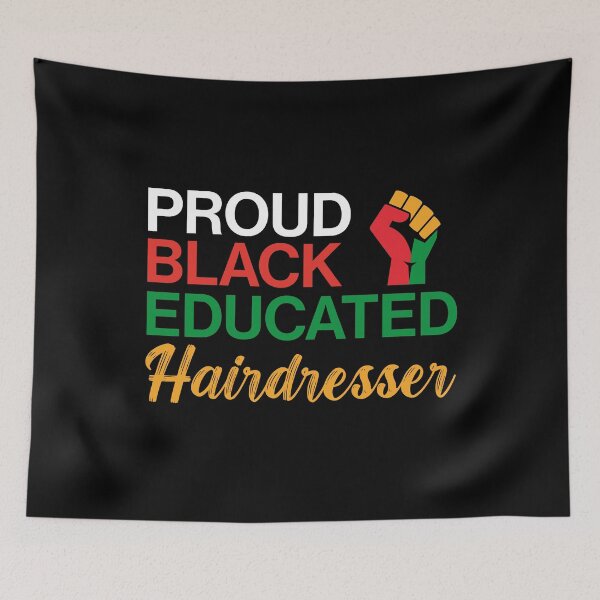 Item preview, Black Pride Hairdresser | Black Proud Educated | Gift For Black Hairdresser designed and sold by AMINE  ★★★★★.