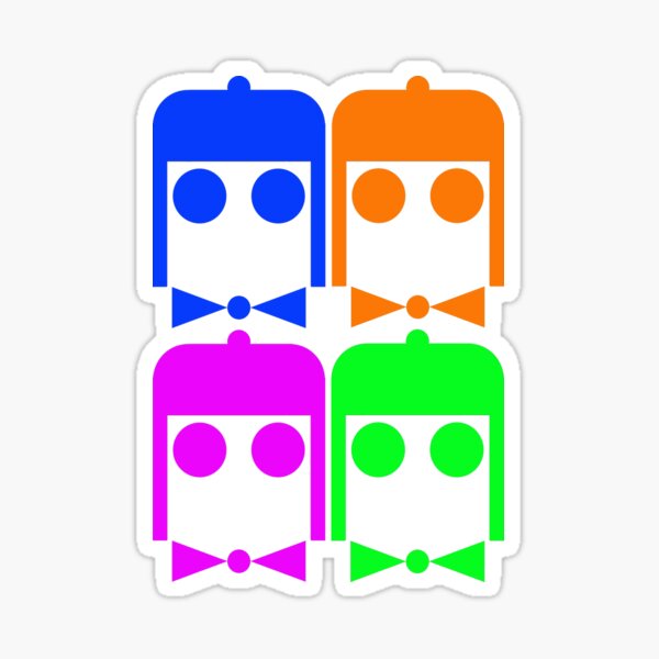 Item preview, Albert B. Squid Multi-Color Logo designed and sold by Square Root of Squid.