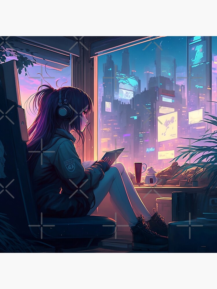 Cyberpunk Girl - Animated Wallpaper 