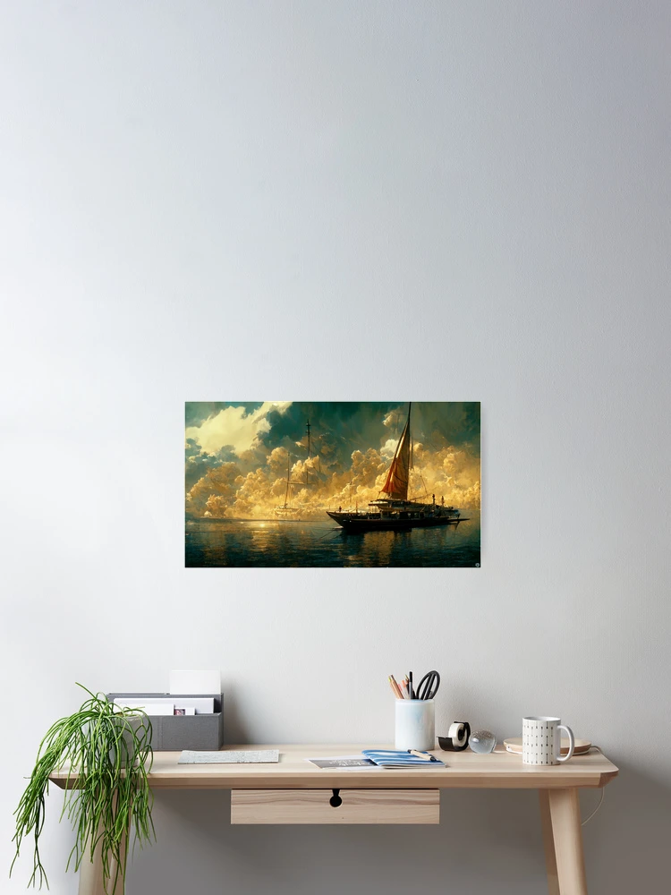 Thumbnail 2 of 3, Poster, Sea Off designed and sold by RicoInStudios.
