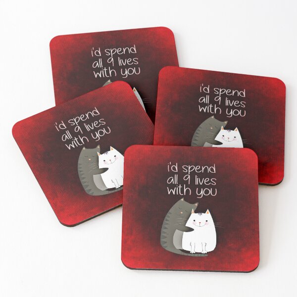 Item preview, Valentines Cats designed and sold by EasyOnTheEyePic.