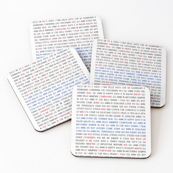 Item preview, Max Pezzali & 883 Song Lyrics: 'Gli Anni' Nostalgia designed and sold by EM DESIGN STUDIO.