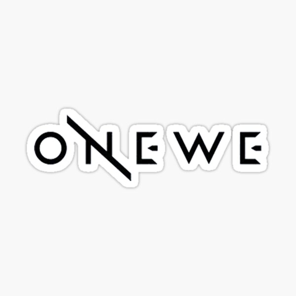 "ONEWE Logo Kpop Music" Sticker for Sale by Ionlyseeclouds Redbubble