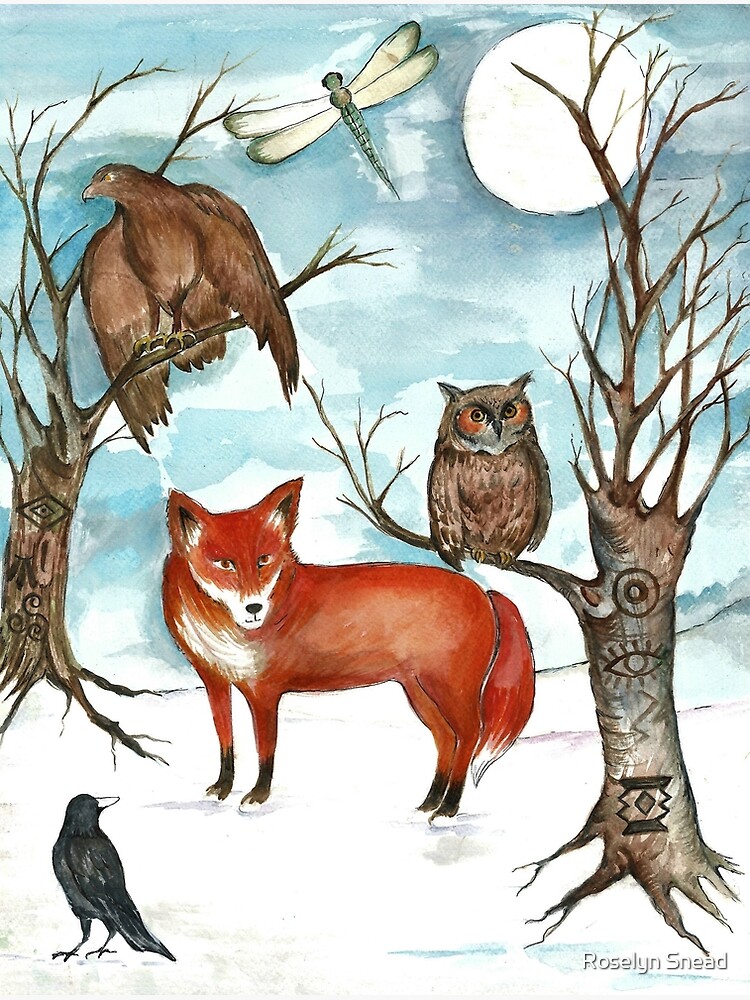 Spirit Animal Fox Art Print for Sale by Planetporridge