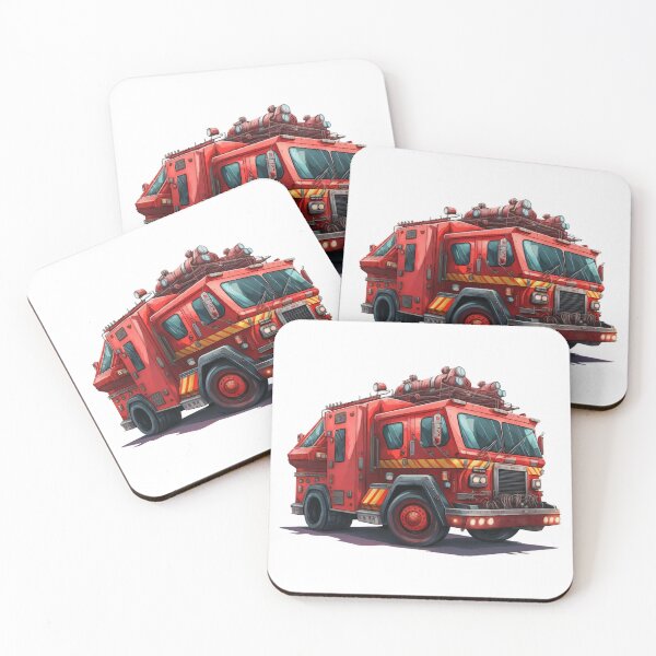 Item preview, Anime Fire Truck designed and sold by TheChibiStore.