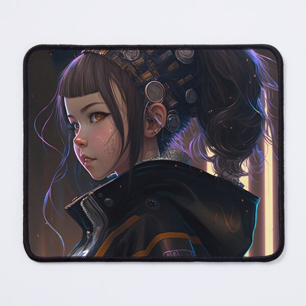 Item preview, Cyberpunk Anime Girl designed and sold by CyberPsychosis.