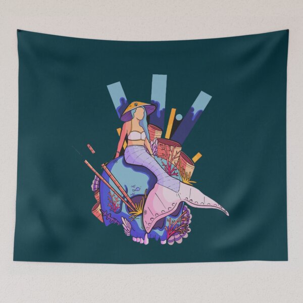 Item preview, detaileddesign mermaid   designed and sold by sugimoto2233.