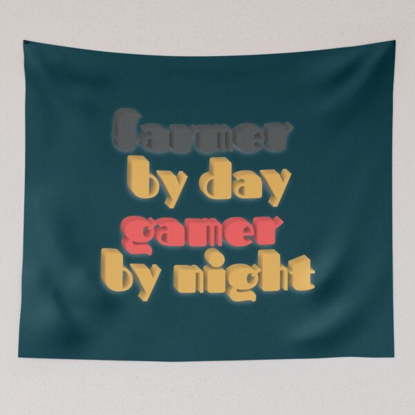 Item preview, Farmer By Day Gamer By Night     designed and sold by sugimoto2233.