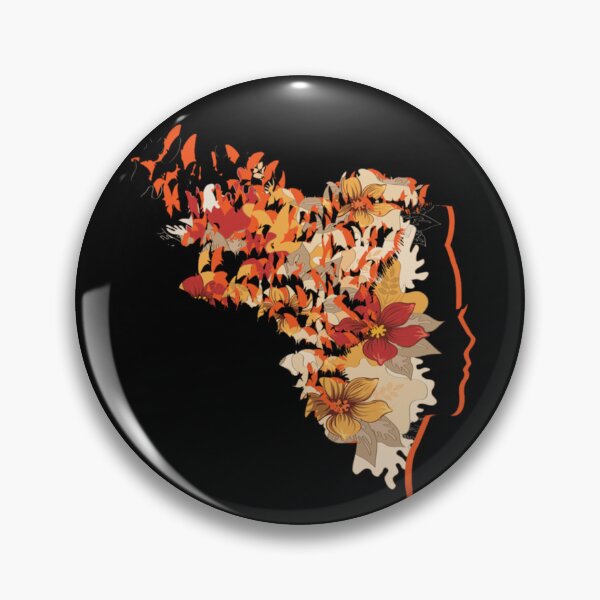 Item preview, Women head butterfly and flower     designed and sold by sugimoto2233.