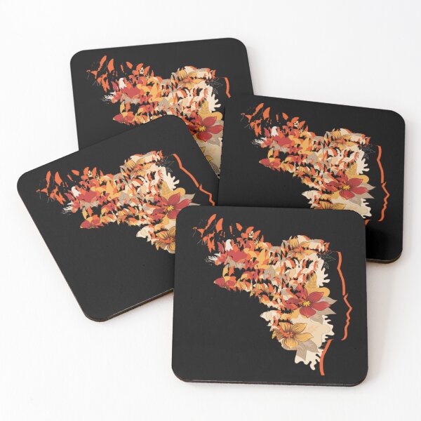 Item preview, Women head butterfly and flower     designed and sold by sugimoto2233.