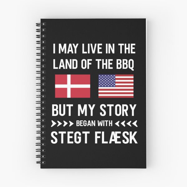 Item preview, I may live in the land of bbq my story is Danish designed and sold by Curious-Arts.