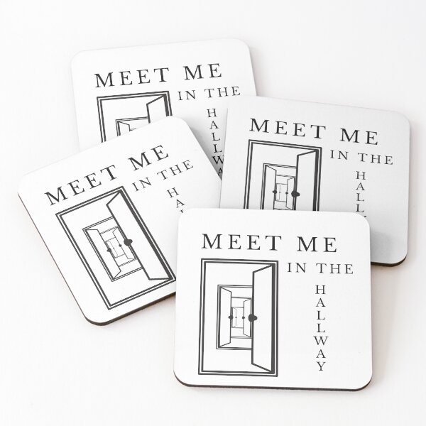 Item preview, meet me in the hallway door print designed and sold by noomiprints.