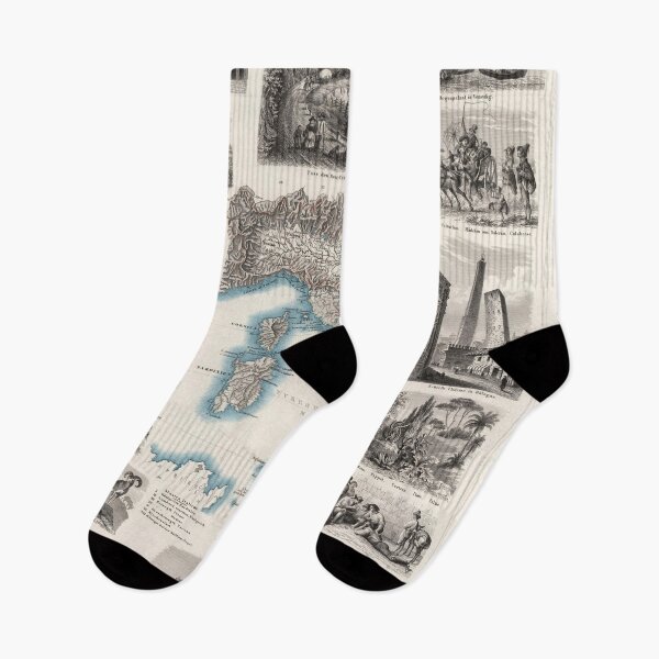 Item preview, Map of Italy, 1863 by Brockhaus designed and sold by nextstepdesigns.
