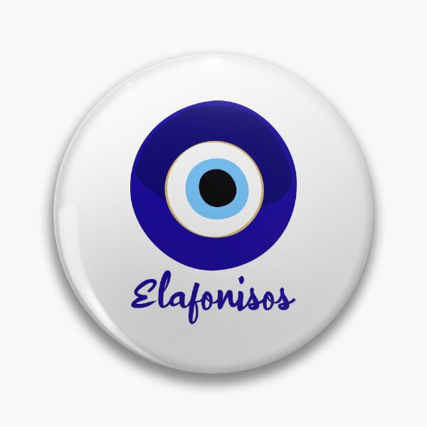 Item preview, ELAFONISOS - GREECE, EVIL EYE, Mati blue white. designed and sold by angelisart.