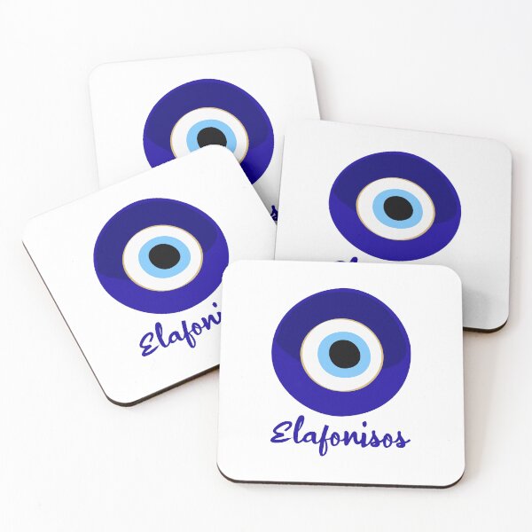 Item preview, ELAFONISOS - GREECE, EVIL EYE, Mati blue white. designed and sold by angelisart.
