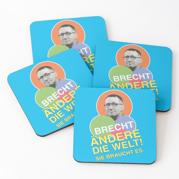Item preview, Bertolt Brecht quote, change the world it needs it designed and sold by Mauswohn.