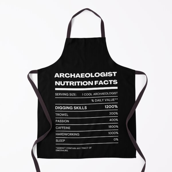 Item preview, Archaeologist Nutrition Facts designed and sold by SpaceArt1.