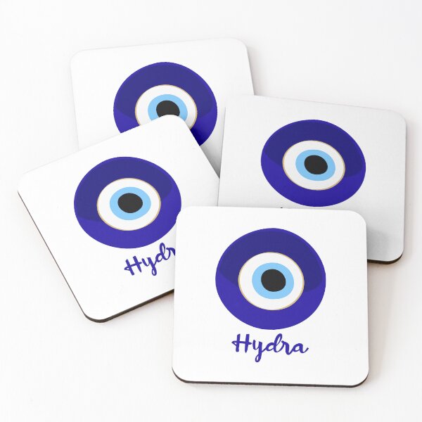 Item preview, HYDRA - GREECE, EVIL EYE, Mati blue white. designed and sold by angelisart.
