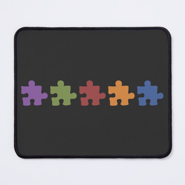 Item preview, Five middle objects puzzle pattern 2 designed and sold by LemonCreamyyyy.