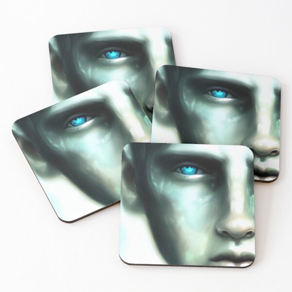 Item preview, Blue Eyed Abstract Art Boy designed and sold by Aryabek.