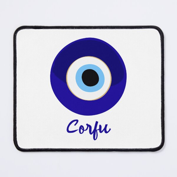 Item preview, CORFU - GREECE, EVIL EYE, Mati blue white. designed and sold by angelisart.