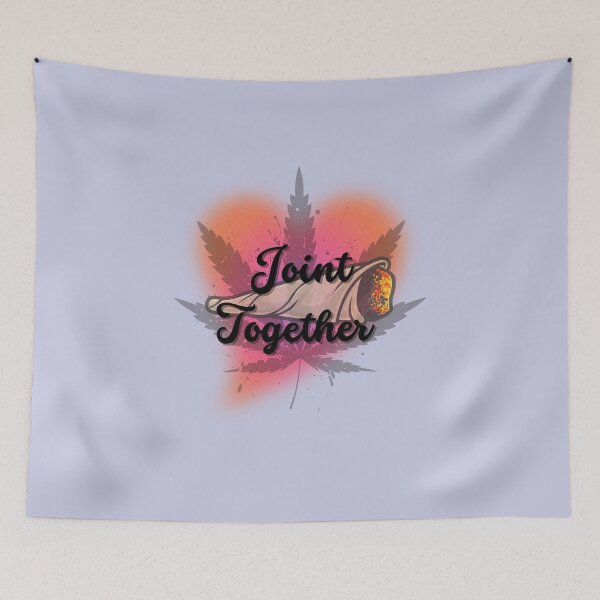 Item preview, Joint Together - Weed Valentine's Day Pun  designed and sold by TheMajesTee.