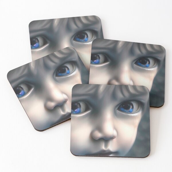 Item preview, Blue Eyes Abstract Art Boy designed and sold by Aryabek.