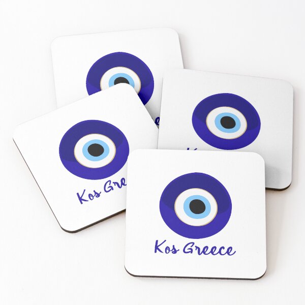 Item preview, KOS ISLAND - GREECE, EVIL EYE, Mati blue white. designed and sold by angelisart.