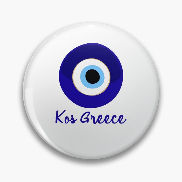 Item preview, KOS ISLAND - GREECE, EVIL EYE, Mati blue white. designed and sold by angelisart.