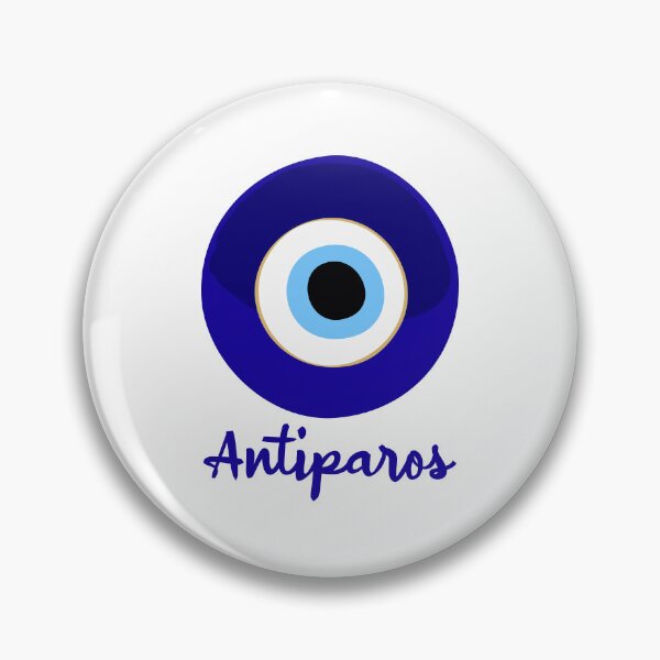 Item preview, ANTIPAROS - GREECE, EVIL EYE, Mati blue white. designed and sold by angelisart.