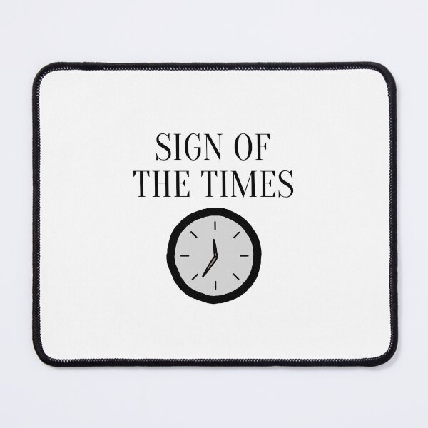 Item preview, sign of the times clock print designed and sold by noomiprints.
