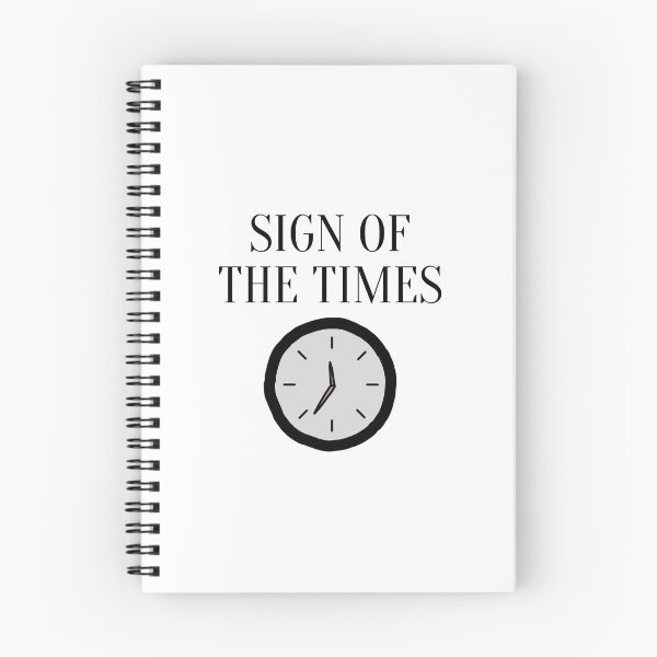 Item preview, sign of the times clock print designed and sold by noomiprints.