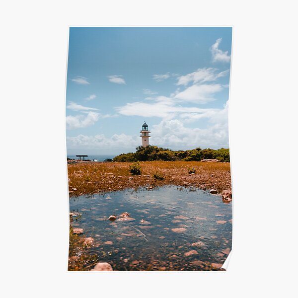 Cap de Barbaria lighthouse, Formentera Poster