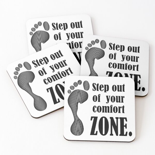 Item preview, Step Out Of Your Comfort Zone (black) designed and sold by Daluyong.