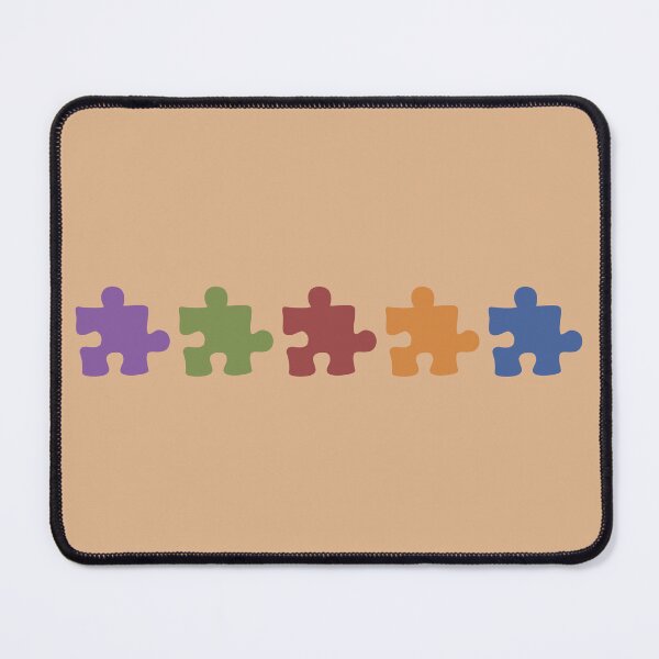 Item preview, Five middle objects puzzle pattern 5 designed and sold by LemonCreamyyyy.