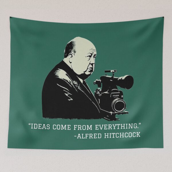Item preview, Alfred Hitchcock Illustration  designed and sold by MeowStore21.