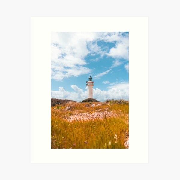 Cap de Barbaria lighthouse, Formentera Art Print