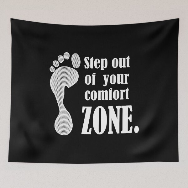 Item preview, Copy of Step Out Of Your Comfort Zone (white) designed and sold by Daluyong.