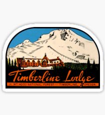 Timberline Lodge Vintage Travel Decal Sticker