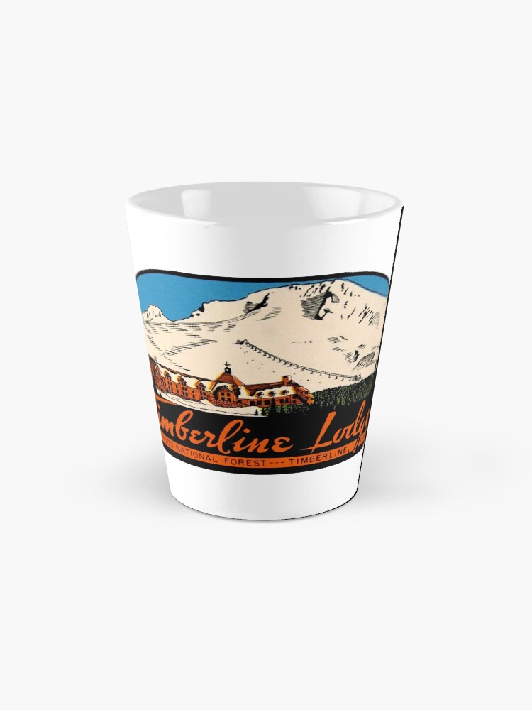 Alternate view of Timberline Lodge Vintage Travel Decal Mug