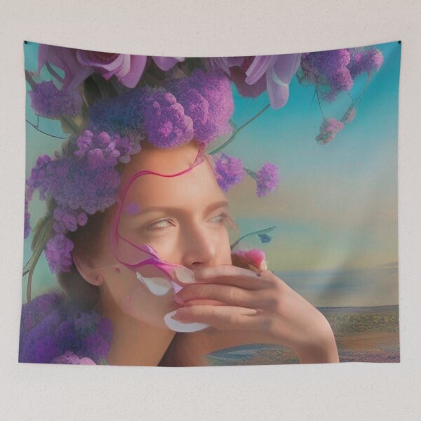 Item preview, Carlsbad Flower Fields Beautiful Woman designed and sold by Places On Earth.