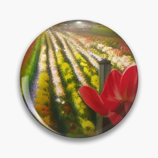 Item preview, Carlsbad Flower Fields Painting designed and sold by Places On Earth.