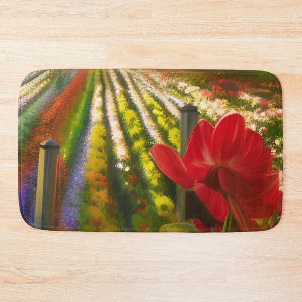 Item preview, Carlsbad Flower Fields Painting designed and sold by Places On Earth.