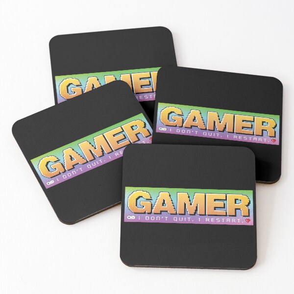 Item preview, Gamer. I Don't Quit. I Restart. designed and sold by PCStudio57.