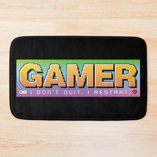 Item preview, Gamer. I Don't Quit. I Restart. designed and sold by PCStudio57.