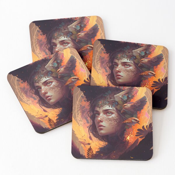 Item preview, Beautiful girl sunset art  designed and sold by SuperSoulArts.