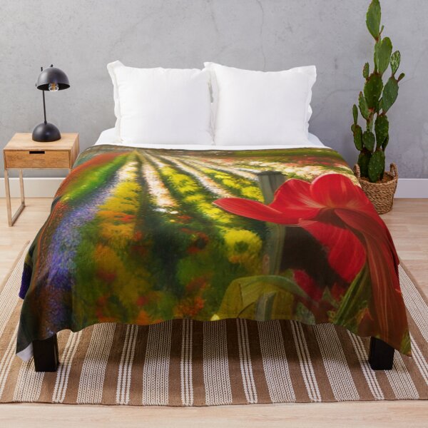 Item preview, Carlsbad Flower Fields Painting designed and sold by Places On Earth.