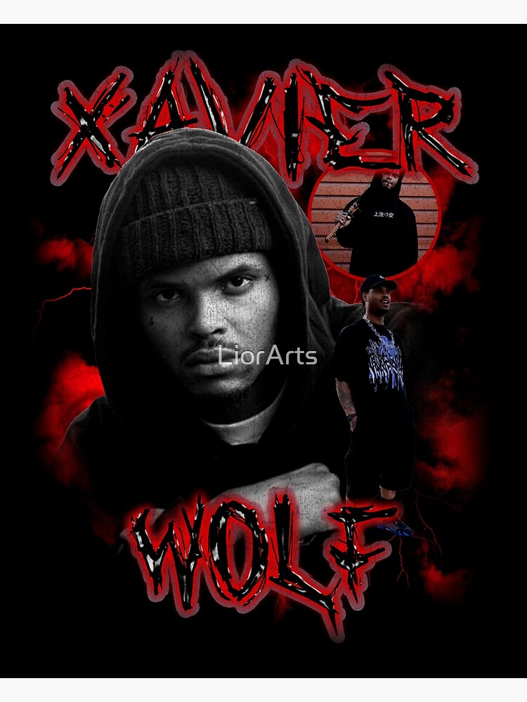"Xavier Wulf Rap" Poster for Sale by LiorArts Redbubble