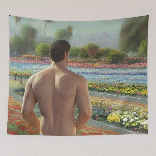 Item preview, Hunk in Carlsbad Flower Fields California designed and sold by Places On Earth.